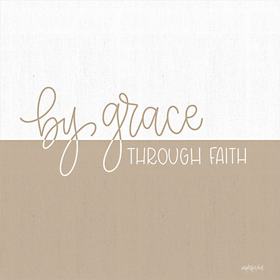 Imperfect Dust DUST891 - DUST891 - By Grace - Through Faith     - 12x12 By Grace, Through Faith, Religious, Typography, Signs from Penny Lane