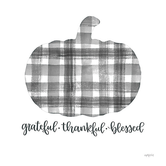 Imperfect Dust DUST934 - DUST934 - Grateful, Thankful, Blessed - 12x12 Grateful, Thankful, Blessed, Pumpkin, Fall, Autumn, Plaid, Typography, Signs from Penny Lane