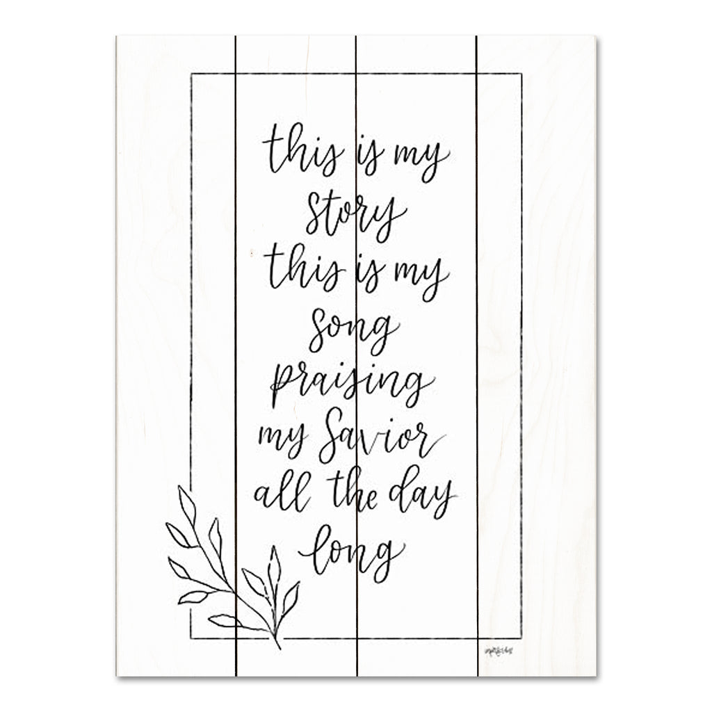 Imperfect Dust DUST978PAL - DUST978PAL - Praising My Savior - 12x16 Inspirational, Praising My Savior, Rhyme, Typography, Signs, Framed, Greenery from Penny Lane