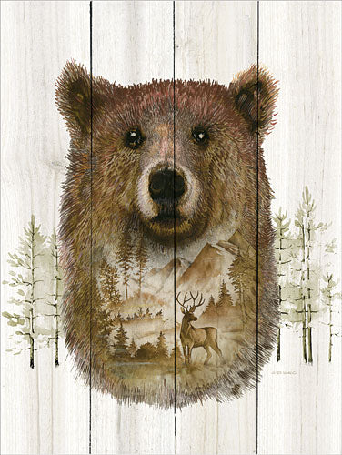 Ed Wargo ED350 - Bear Wilderness Portrait - Bear, Deer, Mountains, Trees, Nature from Penny Lane Publishing