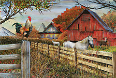 ED425 - Standing Guard Rooster - 16x12