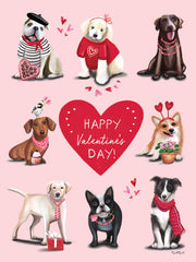 ET168 - Puppy Love Happy Valentines Day IV - 12x16