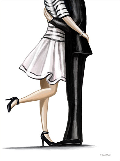 Elizabeth Tyndall ET190 - ET190 - Hidden Kiss - 12x16 Inspirational, Couple, Woman, Man, Love, Hidden Kiss, Vintage from Penny Lane