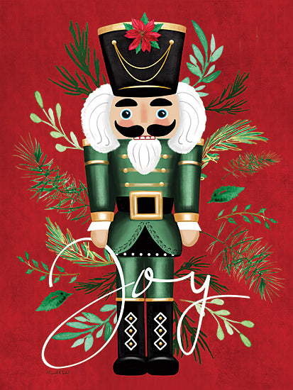 Elizabeth Tyndall ET213 - ET213 - Nutcracker Joy - 12x16 Christmas, Holidays, Nutcracker, Joy, Typography, Signs, Textual Art, Greenery, Winter from Penny Lane