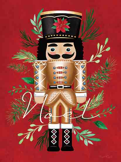 Elizabeth Tyndall ET248 - ET248 - Nutcracker Noel - 12x16 Christmas, Holidays, Nutcracker, Greenery, Noel, Typography, Signs, Textual Art from Penny Lane