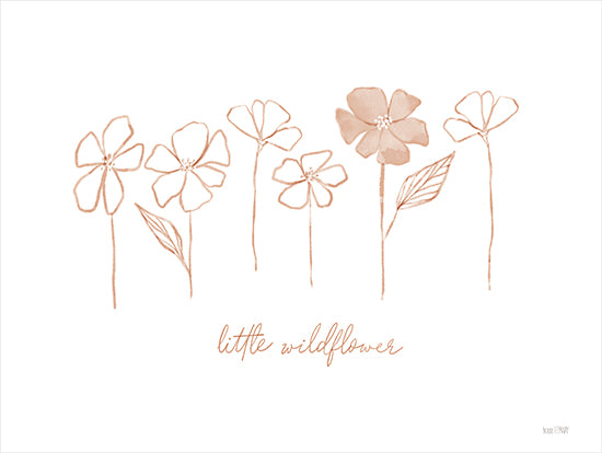 House Fenway FEN1003 - FEN1003 - Sweet Dreams Little Wildflower - 16x12 Inspirational, Little Wildflower, Typography, Signs, Textual Art, Flowers, Pink Flowers, Pink & White from Penny Lane