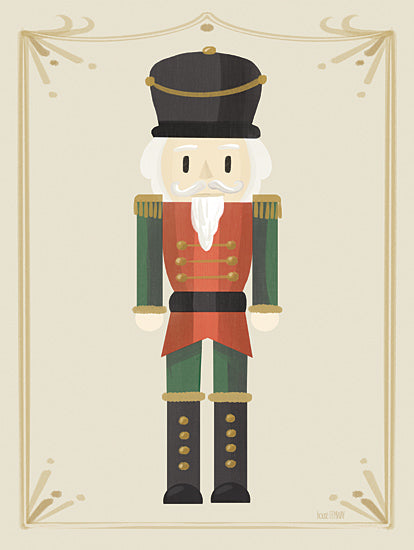 House Fenway FEN1119 - FEN1119 - Classic Nutcracker I - 12x16 Christmas, Holidays, Nutcracker, Gold Outline from Penny Lane