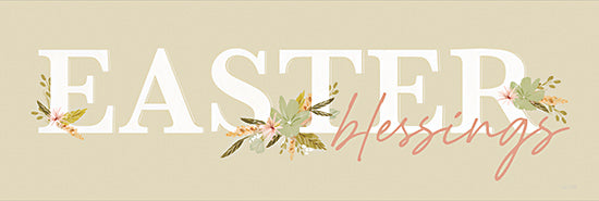 House Fenway FEN1136 - FEN1136 - Easter Blessings Sign - 18x6 Easter, Easter Blessings, Religious, Typography, Signs, Textual Art, Flowers, Spring from Penny Lane
