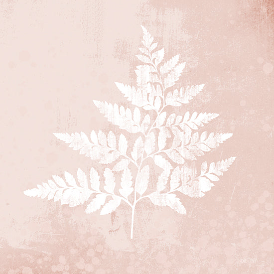 House Fenway FEN149 - FEN149 - Blush Fern I - 12x12 Ferns, Leaves, White & Blush, Tropical, Botanical from Penny Lane