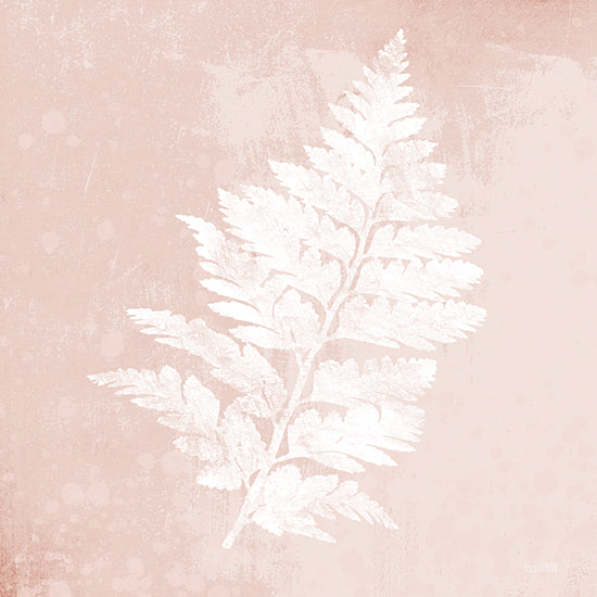 House Fenway FEN150 - FEN150 - Blush Fern II - 12x12 Ferns, Leaves, White & Blush, Tropical, Botanical from Penny Lane