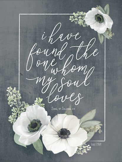 House Fenway FEN220 - FEN220 - My Soul Loves - 12x16 Signs, Typography, Flowers, Song of Solomon 3:4, Bible Quotes from Penny Lane