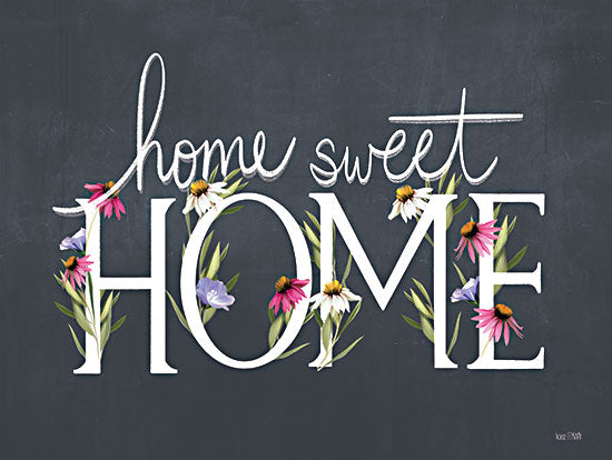 House Fenway FEN310 - FEN310 - Home Sweet Home   - 16x12 Inspirational, Home Sweet Home, Home, Family, Flowers, Chalkboard, Spring, Cottage/Country from Penny Lane