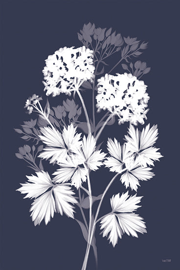 House Fenway FEN399 - FEN399 - Blues in Bloom II - 12x18 Flowers, Blue & White, Contemporary, Decorative from Penny Lane