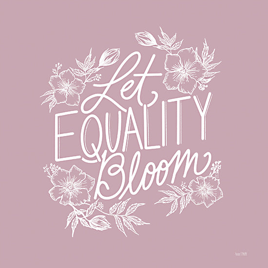 House Fenway FEN416 - FEN416 - Let Equality Bloom - 12x12 Let Equality Bloom, Flowers, Purple & White, Tween, Signs from Penny Lane
