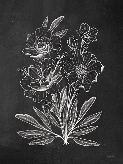 House Fenway Licensing FEN432LIC - FEN432LIC - Vintage Chalkboard Flowers     - 0  from Penny Lane