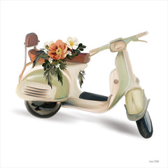 FEN509 - Flower Garden Scooter - 12x12