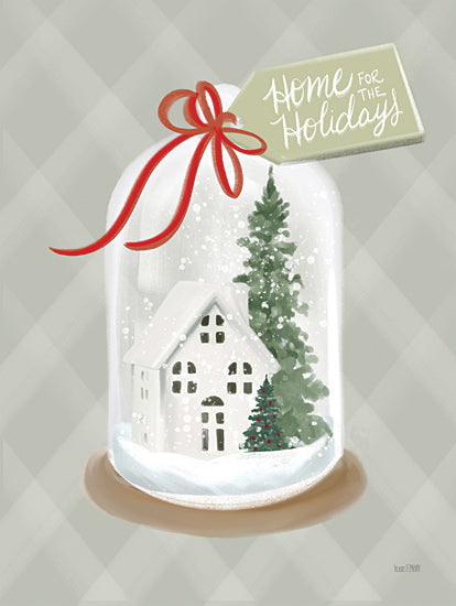 House Fenway FEN538 - FEN538 - Home for the Holidays Snow Globe - 12x16 Home for the Holidays, Snow Globe, Home, Winter, Trees, Decorations from Penny Lane