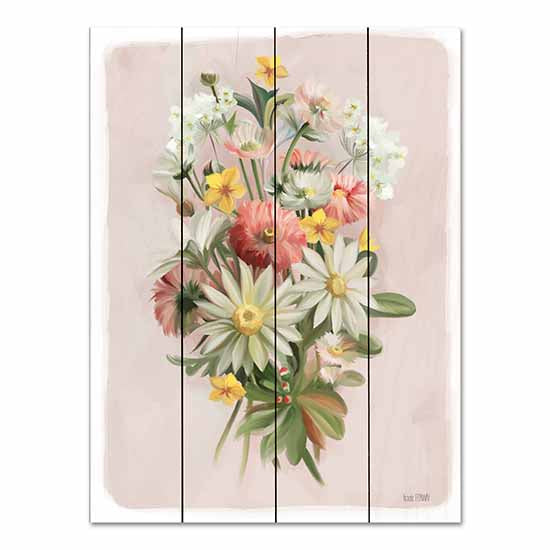 House Fenway FEN580PAL - FEN580PAL - Summer Wildflower Bouquet - 12x16 Flowers, Wildflowers, Pink, Yellow, White, Summer Flowers, Bouquet, Botanical from Penny Lane