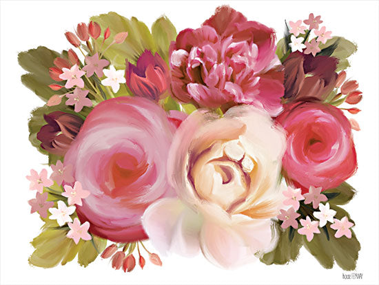 House Fenway FEN585 - FEN585 - Heartfelt Blossoms - 16x12 Flowers, Blossoms, Bouquet, Pink Flowers, Botanical from Penny Lane