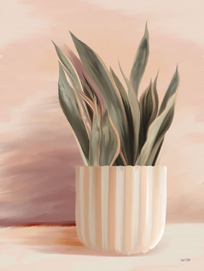 House Fenway FEN665 - FEN665 - Striped Bohemian Plant II - 12x16 Plant, House Plant, Potted Plant, Still Life from Penny Lane