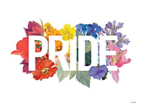 House Fenway FEN722 - FEN722 - Rainbow Pride - 16x12 Pride, Flowers, Rainbow Color Flowers, Typography, Signs, Gay Pride from Penny Lane