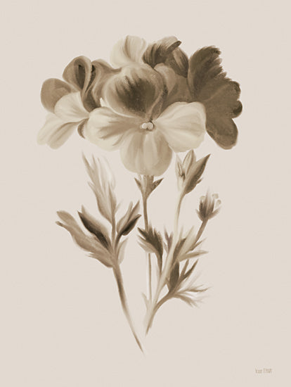 House Fenway FEN759 - FEN759 - Sepia Botanical I     - 12x16 Flower, Botanical, Sepia, One Color, Blooms from Penny Lane