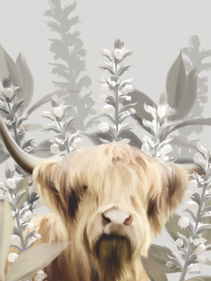 House Fenway FEN779 - FEN779 - Hairy Highland in the Field - 12x16 Cow, Highland Cow, Fields, Whimsical from Penny Lane