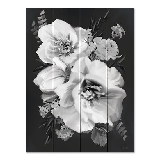 House Fenway FEN785PAL - FEN785PAL - Simple Beauty - 12x16 Flowers, White Flowers, Black & White, Simplistic from Penny Lane
