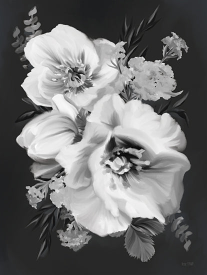 House Fenway FEN785 - FEN785 - Simple Beauty - 12x16 Flowers, White Flowers, Black & White, Simplistic from Penny Lane