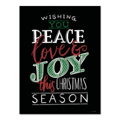 FEN817PAL - Wishing You Peace, Love & Joy   - 12x16