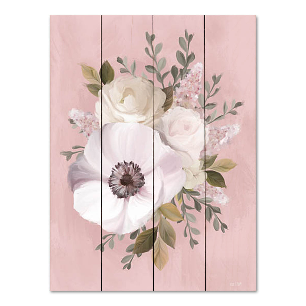 House Fenway FEN875PAL - FEN875PAL - Pink Lover Bouquet - 12x16 Flowers, Bouquet, Spring Flowers, Spring, Greenery, Eucalyptus, Decorative from Penny Lane