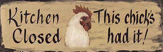 Gail Eads GE196 - Kitchen Closed - Rooster, Kitchen, Signs from Penny Lane Publishing