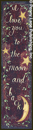 Gail Eads GE29A - To the Moon and Back - Moon, Love, Stars, Inspiring from Penny Lane Publishing