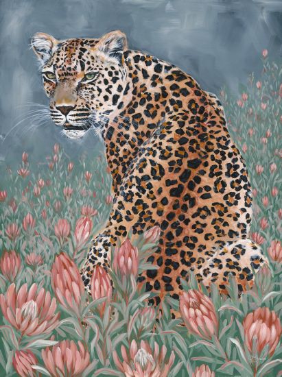 Hollihocks Art Licensing HH217LIC - HH217LIC - Leopard in the Flowers - 0  from Penny Lane