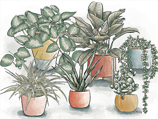 Heidi Kuntz HK151 - HK151 - The Great Indoors   - 16x12 The Great Indoors, House Plants, Green Plants, Pots, Plants, Botanical, Greenery from Penny Lane