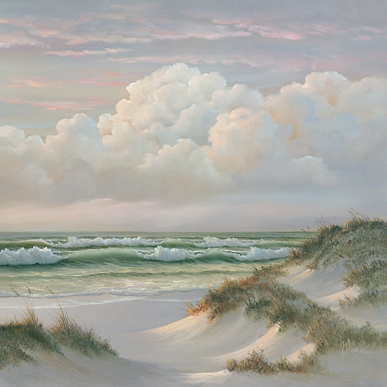 Georgia Janisse JAN254 - JAN254 - Coastal Dusk III - 12x12 Ocean, Waves, Coast, Sand, Sea, Landscape, Clouds from Penny Lane