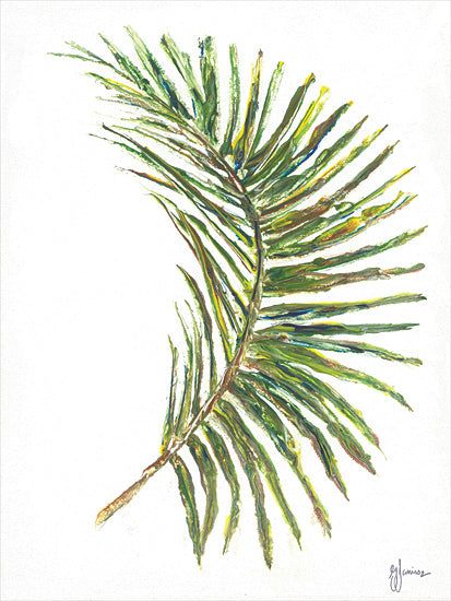 Georgia Janisse JAN288 - JAN288 - Palm Frond Vibrant - 12x16 Palm Fronds, Palm Trees, Palms, Coastal, Tropical from Penny Lane