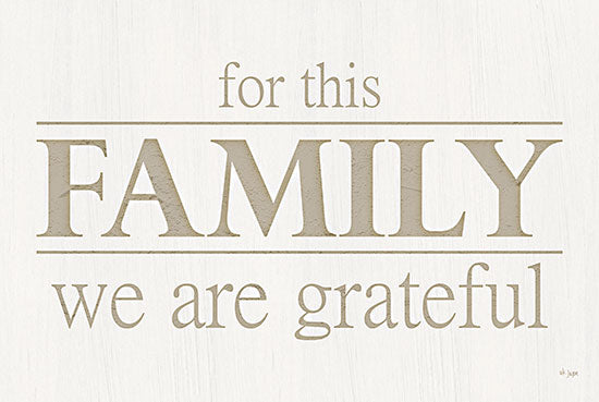 Jaxn Blvd. JAXN585 - JAXN585 - For This Family We Are Grateful - 18x12 Family, Grateful, Love, Signs from Penny Lane
