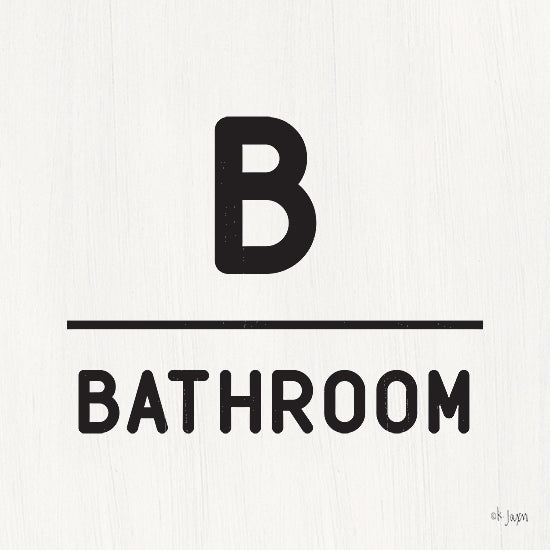 Jaxn Blvd. JAXN590 - JAXN590 - Bathroom - 12x12 Bathroom, B, Black & White, Bath, Signs from Penny Lane