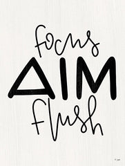 JAXN594 - Focus, Aim, Flush - 12x16