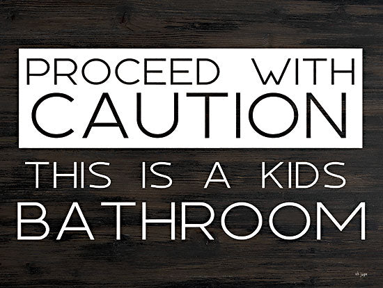 Jaxn Blvd. JAXN612 - JAXN612 - Kid's Bathroom - 16x12 Kid's Bathroom, Bath, Bathroom, Kid's Art, Black & White, Signs from Penny Lane