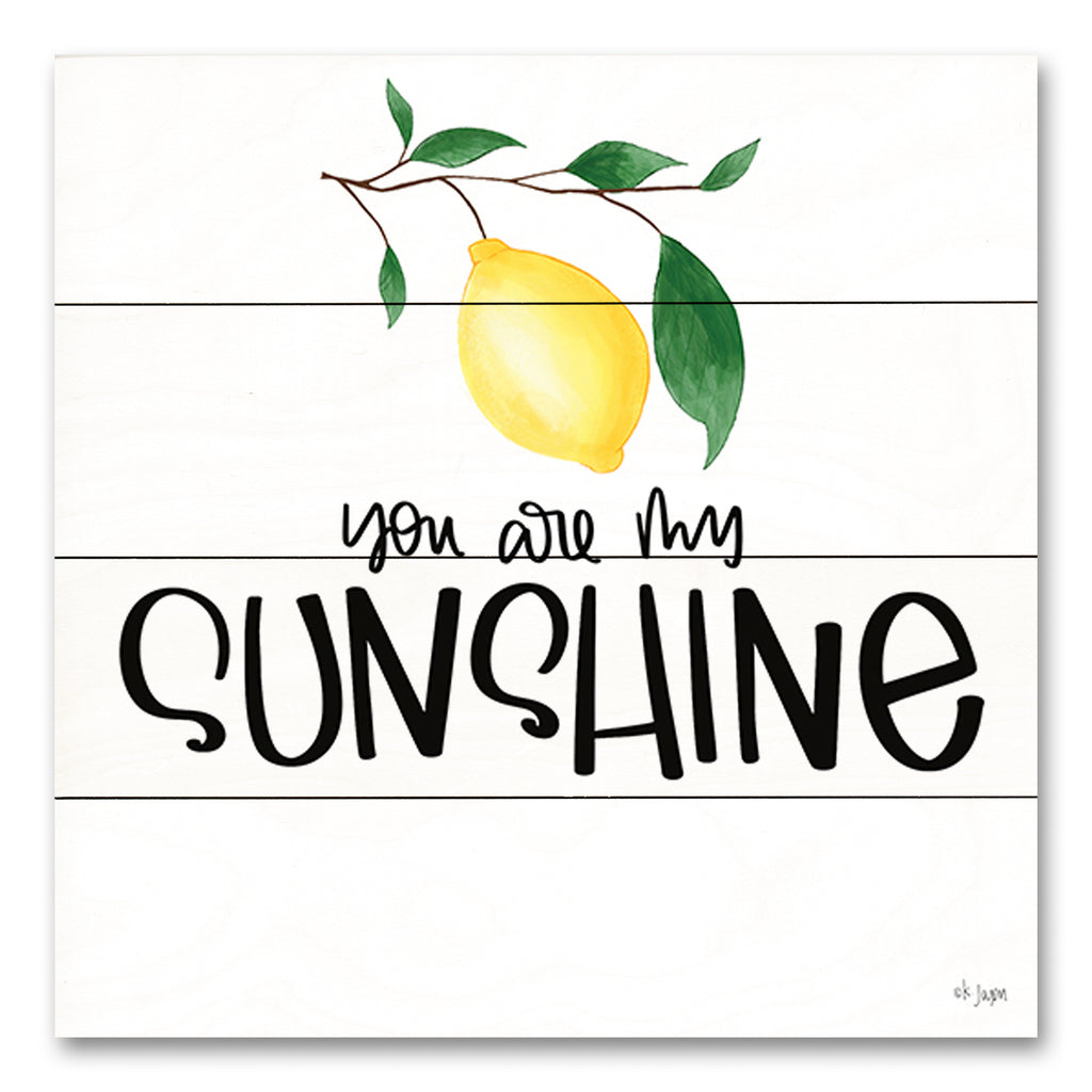 JAXN Blvd. JAXN657PAL - JAXN657PAL - You Are My Sunshine - 12x12 Inspirational, You are My Sunshine, Lemons, Children, Typography, Signs from Penny Lane