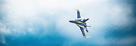 Justin Spivey JDS241A - JDS241A - Turning Hard    - 36x12 Military, U.S. A. Fighter Jet, Photography, Landscape, Sky, Clouds, Masculine from Penny Lane