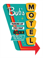 JGS321 - Bub's Motel     - 12x16