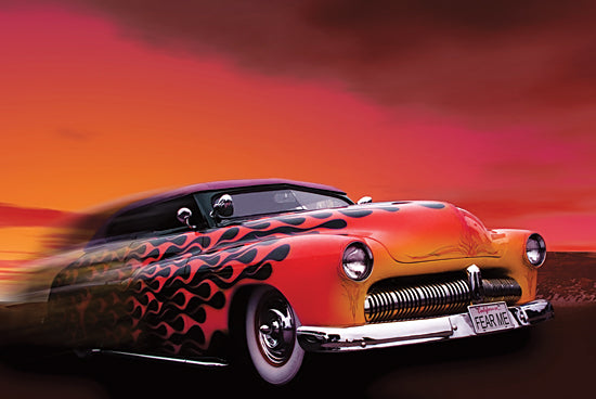 JG Studios JGS331 - JGS331 - Retro Car II - 18x12 Hot Rod, Vintage, Retro, Sunset from Penny Lane