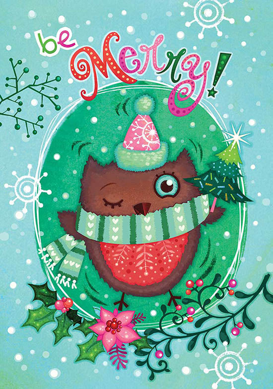 JG Studios Licensing JGS409 - JGS409 - Christmas Owl   - 0  from Penny Lane