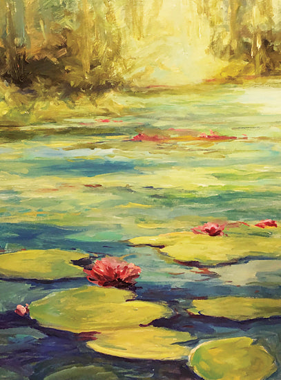 JG Studios JGS498 - JGS498 - Lily Pad Peace - 12x16 Lake, Lilypad, Pond, Abstract, Landscape, Nature, Botanical, Flowers from Penny Lane
