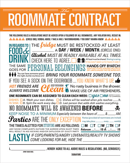 JG Studios Licensing JGS517LIC - JGS517LIC - Roommate Contract - 0  from Penny Lane