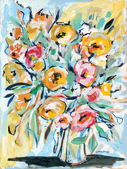 Jessica Mingo JM308 - JM308 - Abstract Florals - 12x16 Flowers, Bouquet, Abstract from Penny Lane