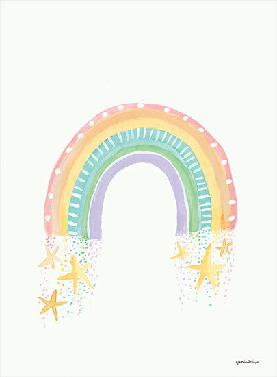 Jessica Mingo JM323 - JM323 - Rainbow Dream - 12x16 Rainbow, Stars, Baby, Pastel Colors, Nature from Penny Lane